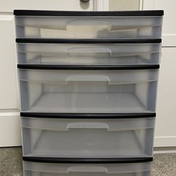 Sterilite 5 drawer tower
