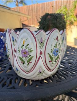 Portuguese Majolica planter.