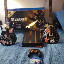 Guitar Hero Live Supreme party Edition With 500 Songs. 2 Guitars & Playstation 4 Edition Jailbreak 9.0 With Games Installed  $500 or best offer