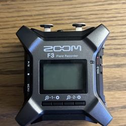 Zoom F3 2-Input / 2-Track Multitrack Portable Field Recorder - Black (ZF3)