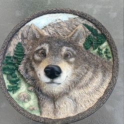 Collector Wolf Plates
