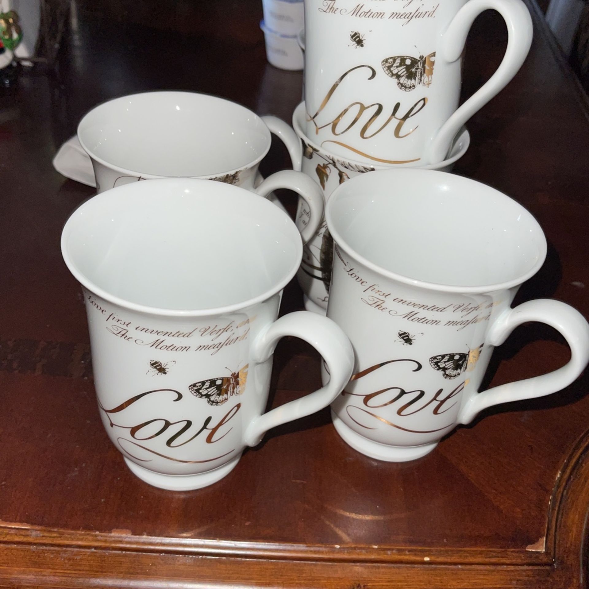 Love Coffee ☕️ Cups Could Be A Perfect Gift 6 Total