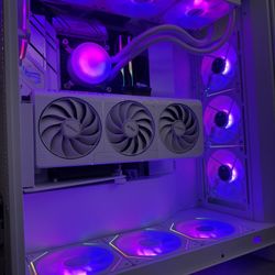 BLACK FRIDAY DEALS!!! High End White Gaming PC | Ryzen 7 9700X + RX 9070 XT White + 32GB DDR5 + 2TB NVMe | 240+ FPS on Fortnite