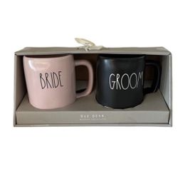 New Bride Groom Mug Set Rae Dunn