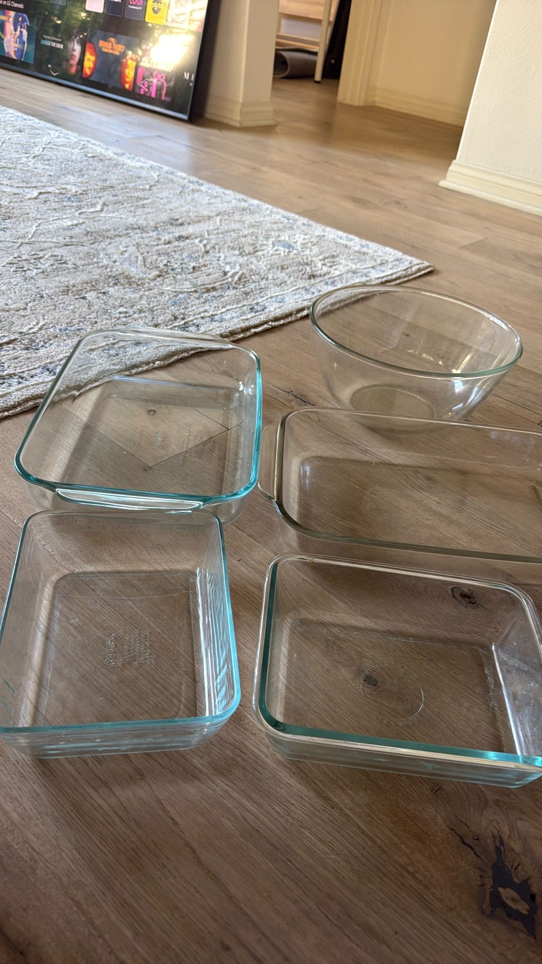 Pyrex Casserole And Bowl