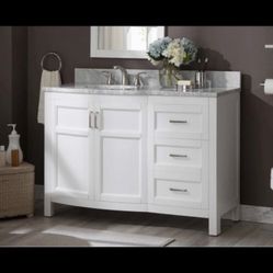 Allen Roth Vanity New In Box With Marble Top 