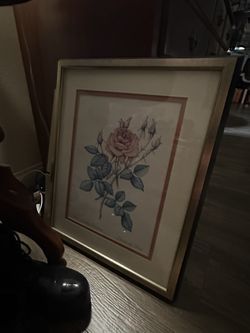 Vintage Rose Painting