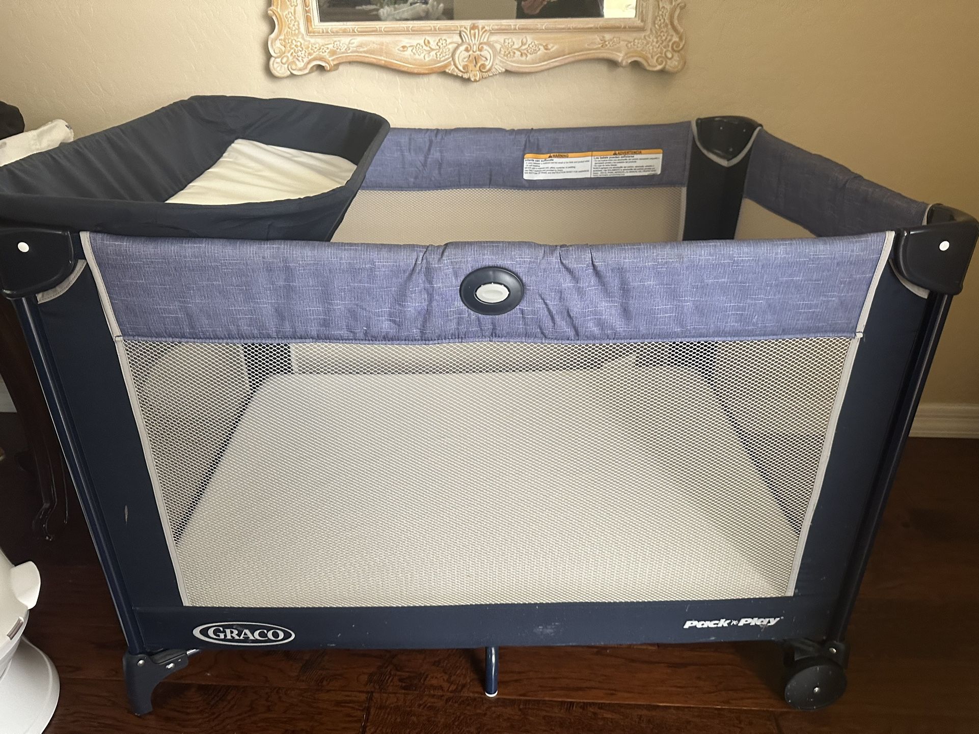 Graco Pack N Play With Changing Table and Extra Matress