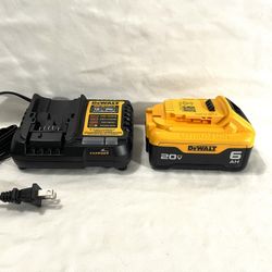 Brand New DeWalt 6Ah Battery & New Charger. 
