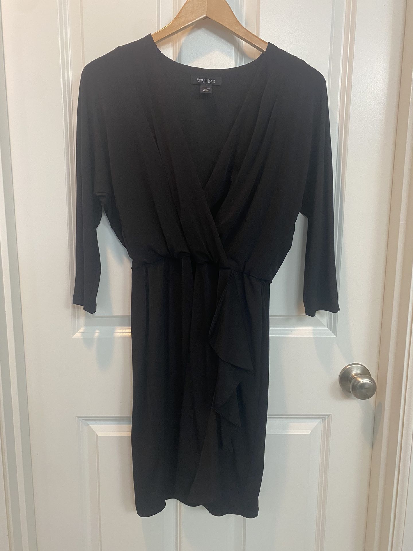 White House Black Market Wrap Style Dress, Size 8