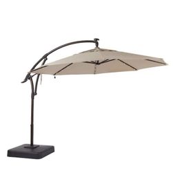 10 ft market patio umbrella COBIZI 10ft Offset Hanging Market Patio Umbrella with Easy Tilt Adjust main image 0