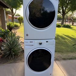 Stack Whirlpool Washer, And Electric Dryer