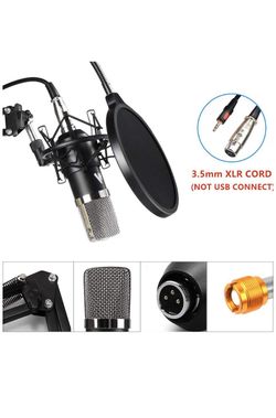 Broadcasting and recording microphone