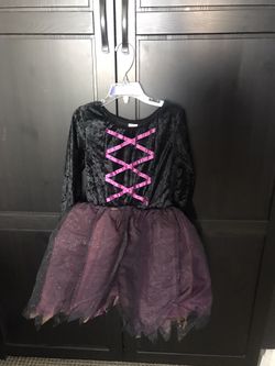 GYMBOREE PRINCESS WITCH COSTUME WITH WITCH HAT GIRLS SZ 5-6