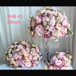 Wedding Flower Balls Bouquet-2 Qty 27”