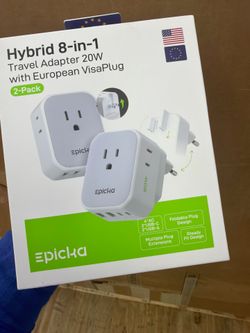 Pack of 2 travel adapter $16