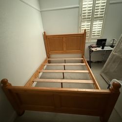 Solid Wood Queen Bed Frame