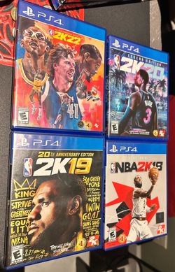 PS4 NBA 2K Bundle – 2K18, 2K19, 2K20, 2K22
