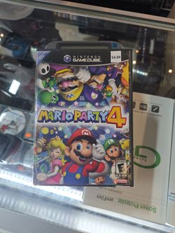 Mario Party 4 (Nintendo GameCube, 2002) CIB Complete In Box Tested And Working