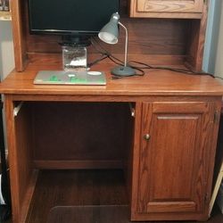2 Piece Desk w/Cabinets