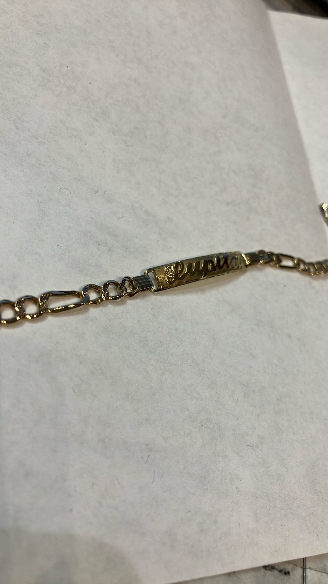 14k Gold Bracelet #107581-3 MJ