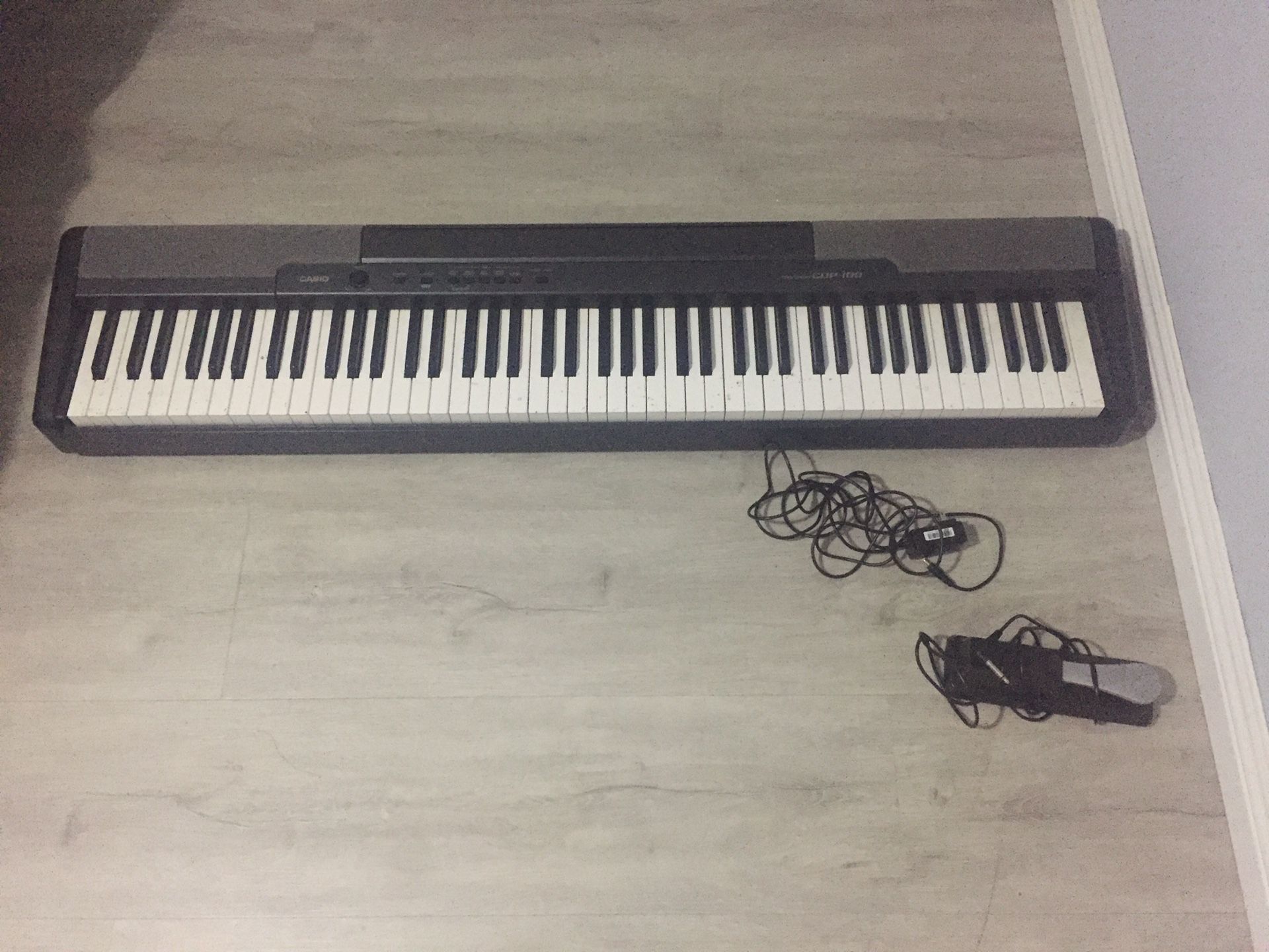 Casio keyboard and pedal