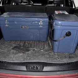 Two Yeti Coolers