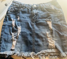 Teen Jean Mini Skirt