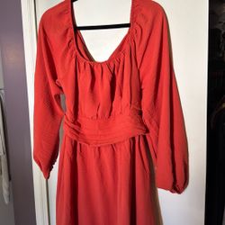 Burnt Orange Dress