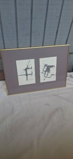 Benoit Laberge ’93 – Framed Abstract Artwork