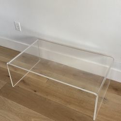 Lucite Acrylic Coffee Table 