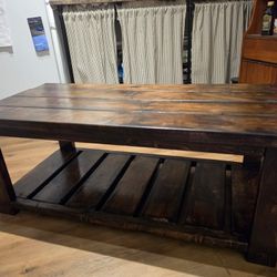 Pine Wood Coffee Table