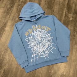 Baby Blue Spider Hoodie