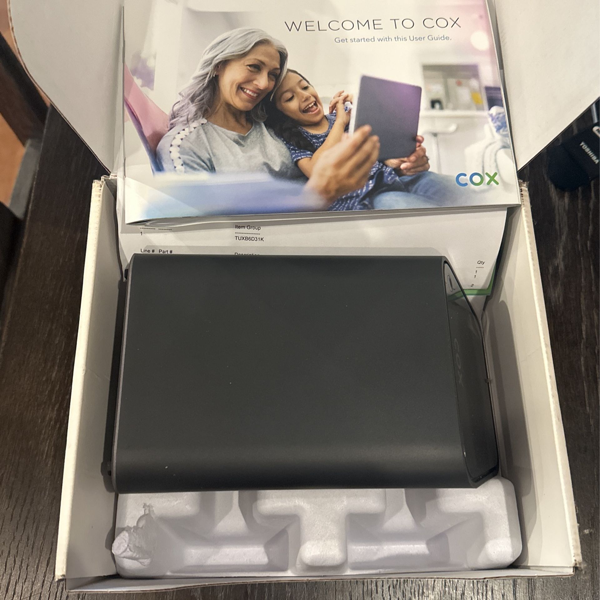 Cox router model GGM4141 WIFI
