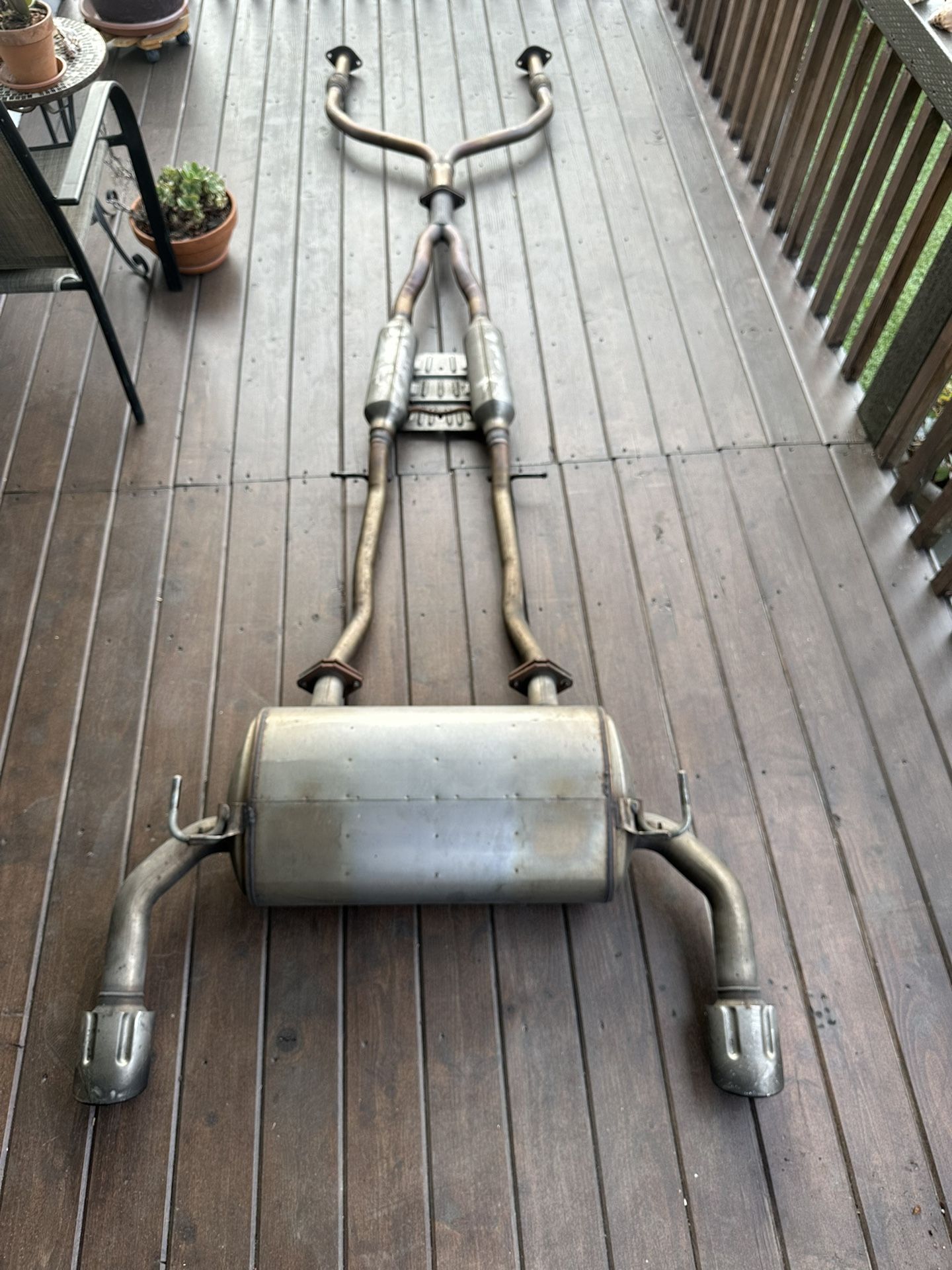 Infiniti Q50 Exhaust Set Up