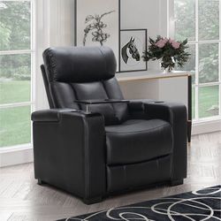 ABBYSON HOME, Larson Power Theater Recliner With Tray $399.99