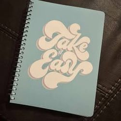 New “Take It Easy” Spiral Notebooks – 8 Available
