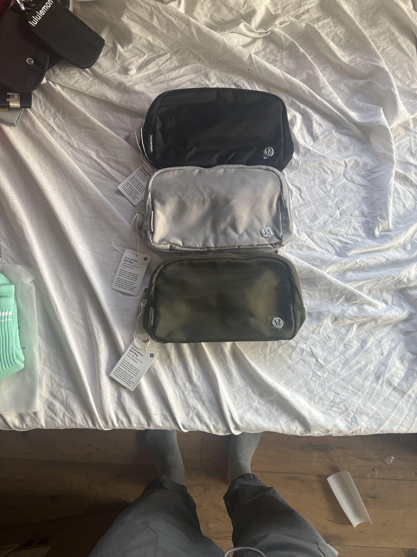 Lululemon Bundle Everywhere Belt Bags Essential Fall Neutral Color Set