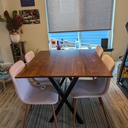 Dining Table With 4 Chairs