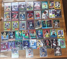 NFL Football Trading Cards Lot - Refractors, Inserts, Rookies