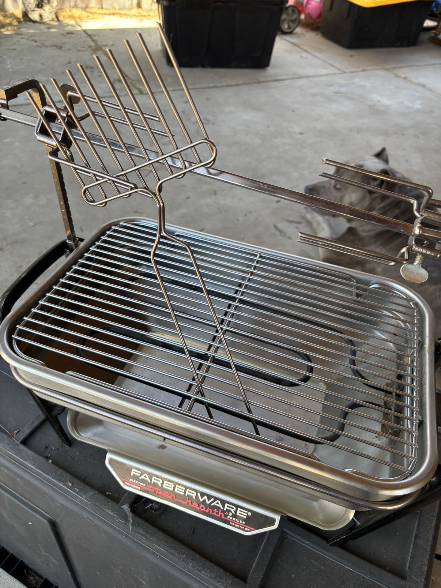 FARBERWARE Open Hearth Rotisserie Set