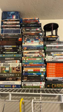 “DVD/Blu-ray/Game Collection - 150+ Items - easily a $300 value , but willing to negotiate to a $140 OBO”