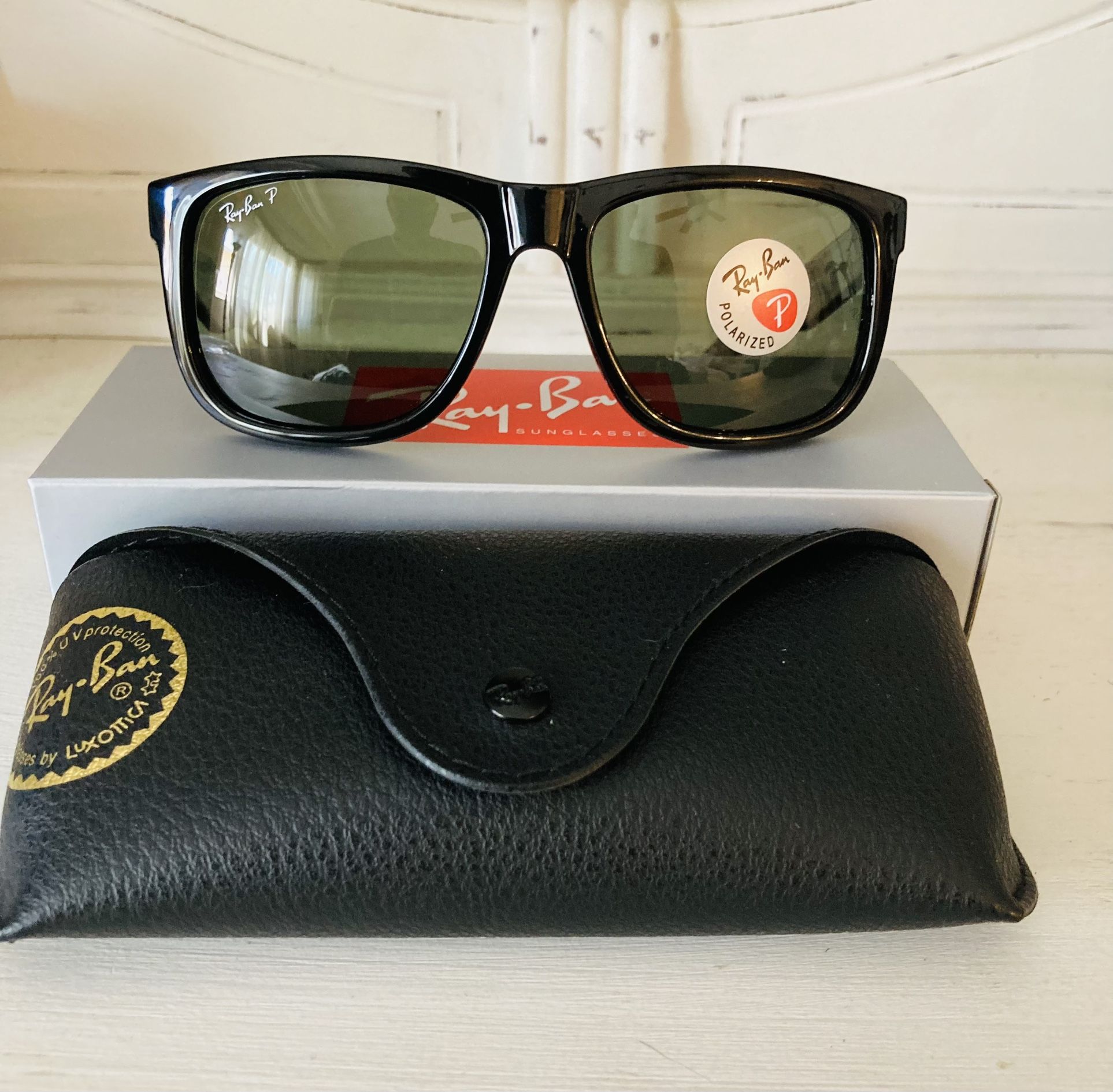 New RayBan Polarized Justin Sunglasses