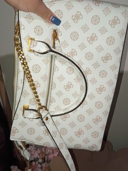Guess Monogram Tote Bag
