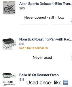 Various items & prices - see pics