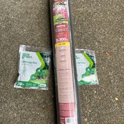 Landscaping Fabric And Pins.  Free