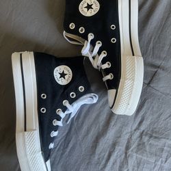 Black & White Platform Converse