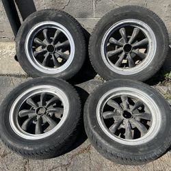 Aluminum 4 lug VW bug or beetle 15 inch Empi eight