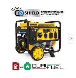 Champion Dual Fuel Portable Generator 5300W