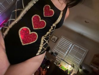 Queen of hearts, bodysuit